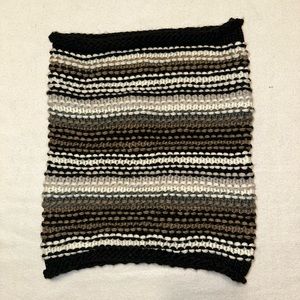 Madden girl women’s neck gaiter scarf woven knit colorful scarf